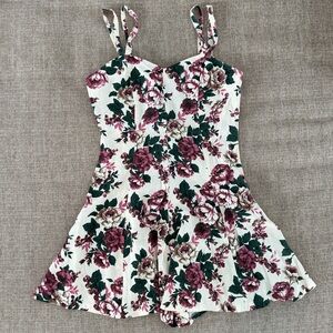 Vintage 90s Floral Romper